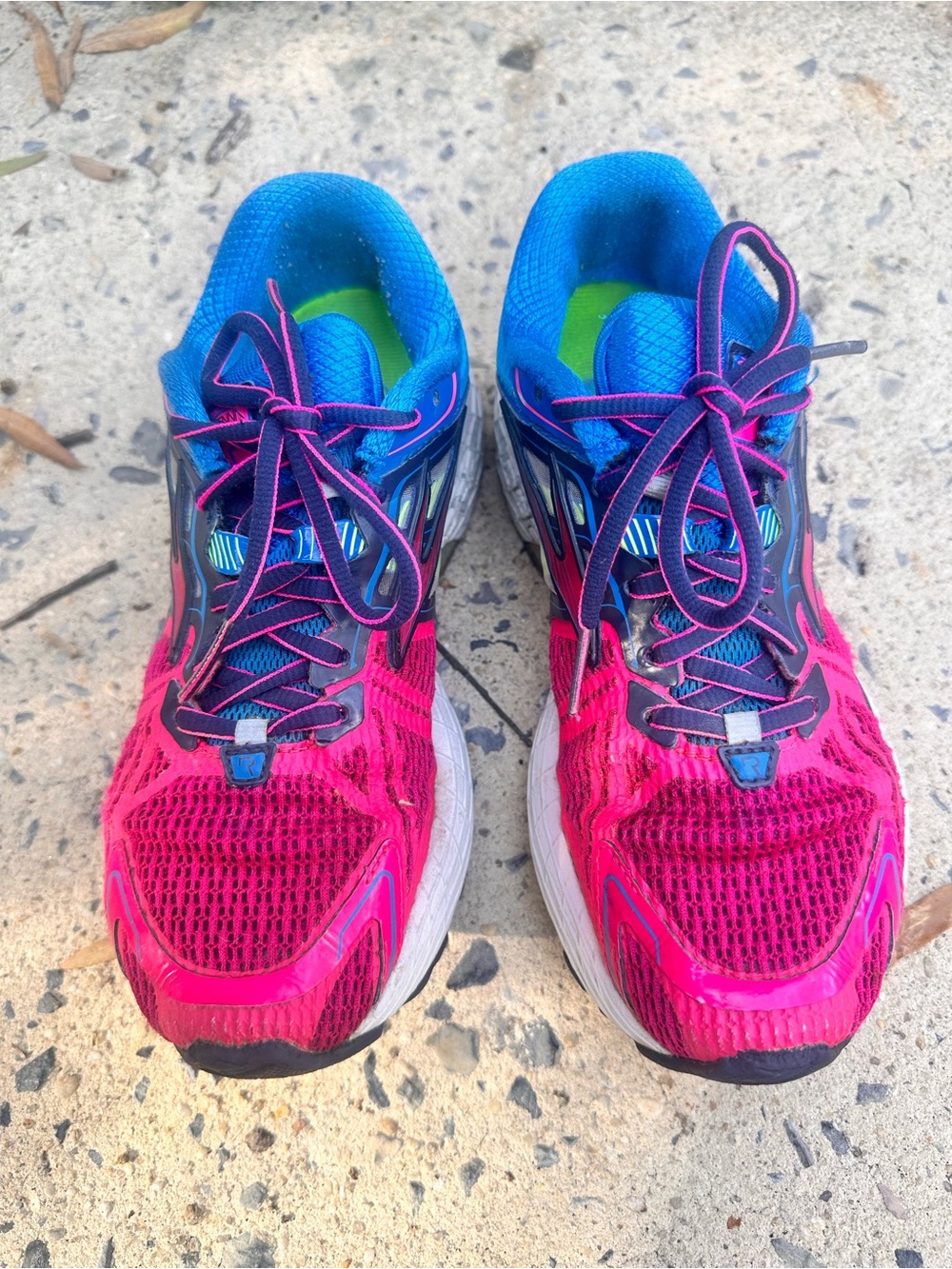 Brooks Women’s Pink and Blue Running Sneakers